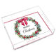 Christmas Wreath and Bow Lucite Tray Image 1 of 4
